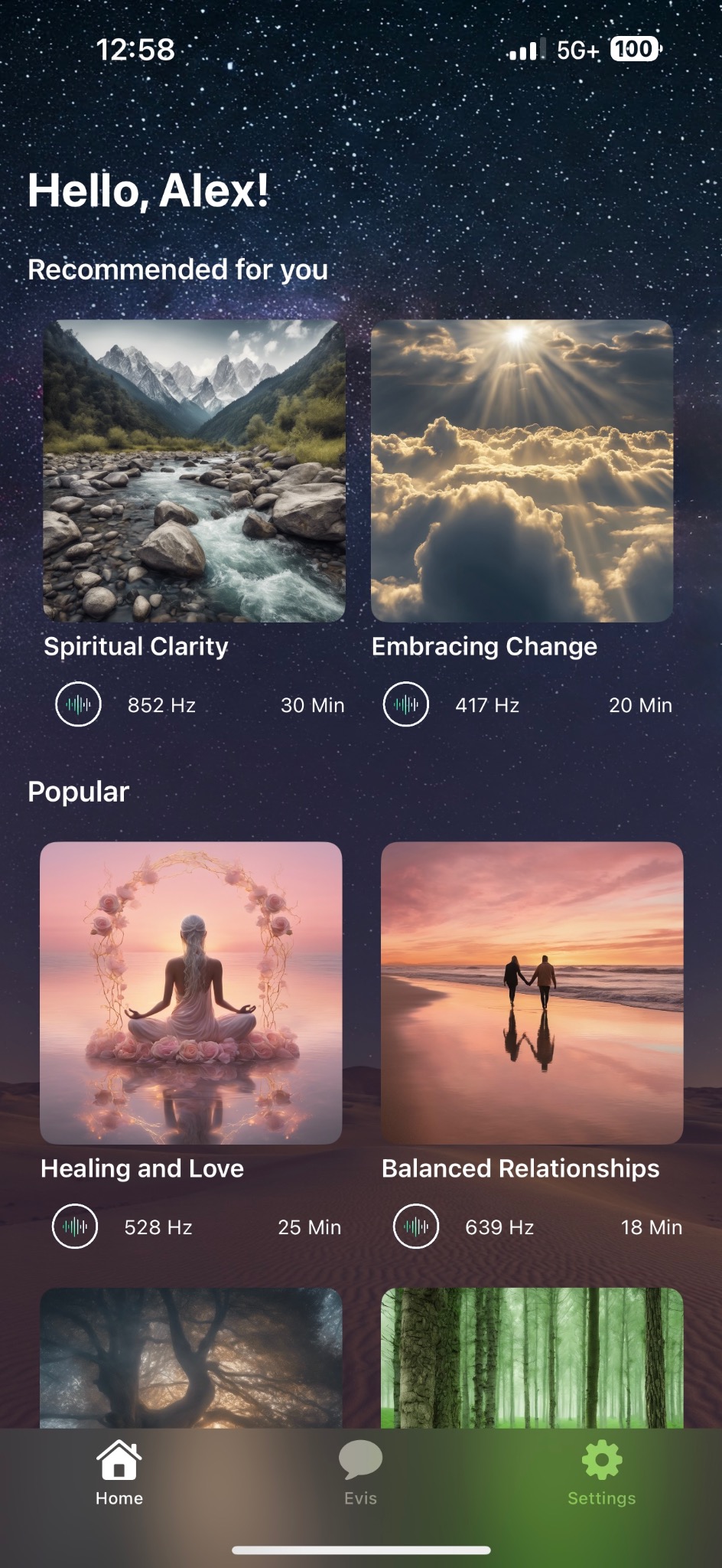 Harmonia App Interface