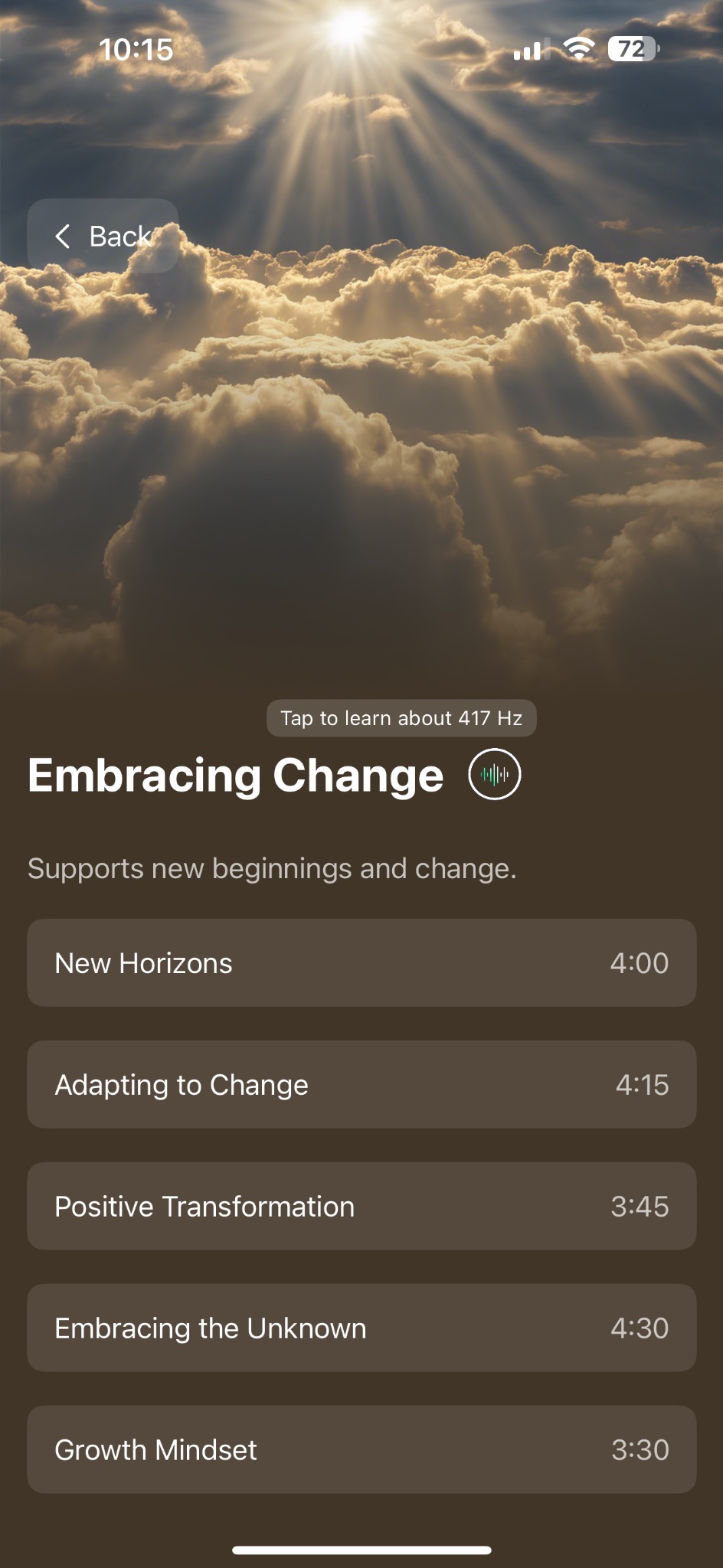 417 Hz - Embracing Change